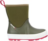 Winter-grip Snowboots Jr - Neo Welly - Legergroen/Rood - 35