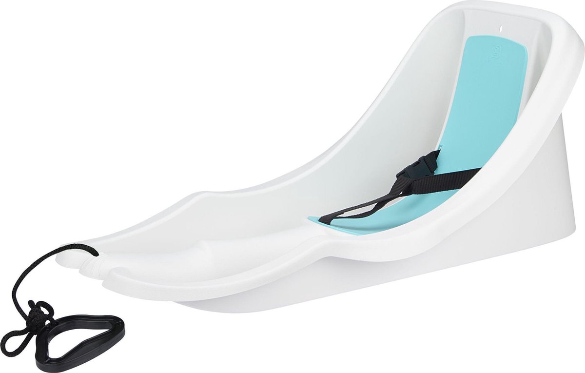 Restart Slede Kunststof – Baby Rider – Wit/Blauw