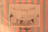 its a baby girl slinger - letter slinger baby girl  - its a girl slinger - baby roze slinger - 1,5m 1,5 lengte