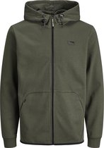 Jack & Jones Zip Hoodie Forest Night (Maat: 5XL)