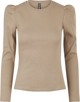 PIECES PCANNA LS TOP BC Dames T-shirt - Maat XS
