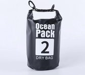 Nixnix Waterdichte Tas - Dry bag - 2L - Zwart - Ocean Pack - Dry Sack - Survival Outdoor Rugzak - Drybags - Boottas - Zeiltas