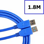 USB 3.0 Male - Male kabel - 1.8 Meter