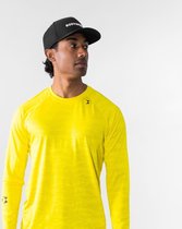 Body & Fit Perfection Stretch T-Shirt - Sportshirt Heren - Fitness Top Mannen – Maat XXL - Geel