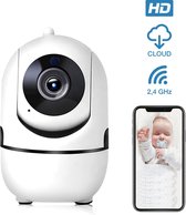 Babyfoon met Camera – met App – Bewakingscamera – 1080P Camera – Baby – met Bewegingssensor en Nachtvisie – Wit