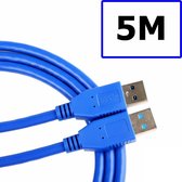 USB 3.0 Male - Male kabel - 5 Meter