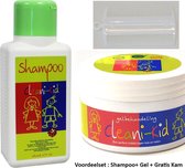 Cleani kid Anti-luis Voordeelset: Shampoo 250 ml.+ Anti Hoofdluisgel 200 ml + Gratis kam.