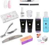 GUAPÀ® Polygel Kit BabyBoom White & Pink Deluxe | Polygel nagels starterspakket | High Quality 2 x 60 gr