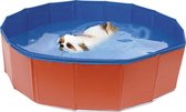 Hondenzwembad - DOG SWIMMINGPOOL - Kleur: Rood-Blauw - Afmetingen: 120X30 cm