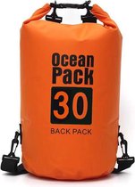 Waterdichte Tas - Dry bag - 30L - Oranje - Ocean Pack - Dry Sack - Survival Outdoor Rugzak - Drybags - Boottas - Zeiltas