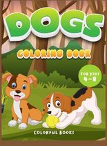 Dogs Coloring book for kids 4-8