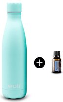 WOTR Drinkfles - Beach Blue - 24u Koud 12u Heet - Peppermint Edition