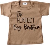 T-shirt met leuke tekst-grote broer-The perfect big brother-Maat 92