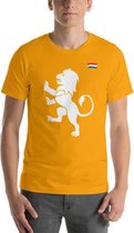 EK 2021 T-Shirt Nederland - Leeuw - Voetbal - EK Heren Kleding - Oranje -  EK Shirt - Maat XL