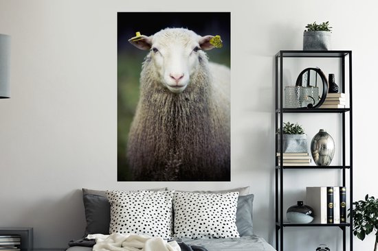 Stickers muraux - un mouton - 80x120 cm - Feuille adhésive