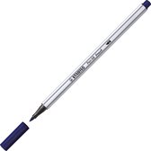 STABILO Pen 68 Brush - Premium Brush Viltstift - Met Flexibele Penseelpunt - Pruissisch Blauw - per stuk