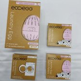 Ecoegg - Ecoegg Voordeelpakket - Springbloesem - 1 Eccoegg Wasbol 70 wasbeurten + 2 Ecoegg Navul verpakkingen 100 wasbeurten + 1 Ecoegg Detox reinigingstabletten - Milieuvriendelij