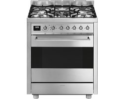 SMEG C7GMXNLK9 - Gasfornuis - 70 cm - RVS