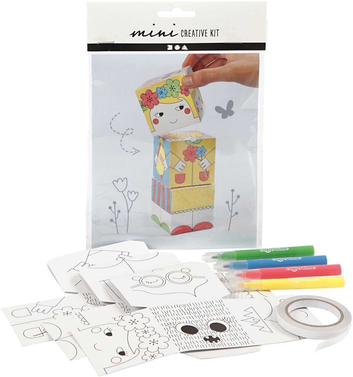 Mini Creatieve Set, prinsessen, 1 doos