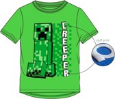 Minecraft T-Shirt - groen - Maat 128 cm / 8 jaar