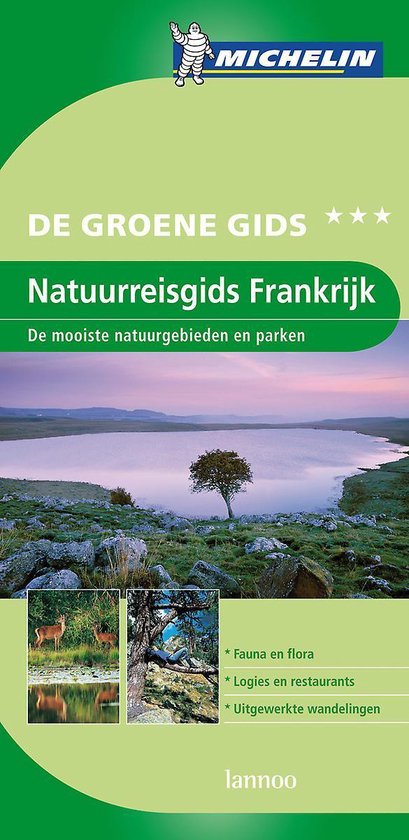 Cover van het boek 'Natuurreisgids Frankrijk' van  Michelin