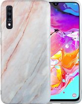 Samsung Galaxy A70 Marmer Case | Back Cover | TPU Telefoonhoesje