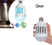 Anti muggenlamp - Benson - Insectenlamp - Muggen - Insecten - Kamperen - Lamp - Fitting E27 - 9 Watt