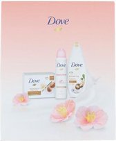 Dove cadeu set 2X100 g cream bar Anti-transpirant 150 ml, Douche cream 250 ml