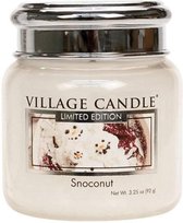 Village Candle Kaars Snoconut 6,5 X 7 Cm Wax Wit