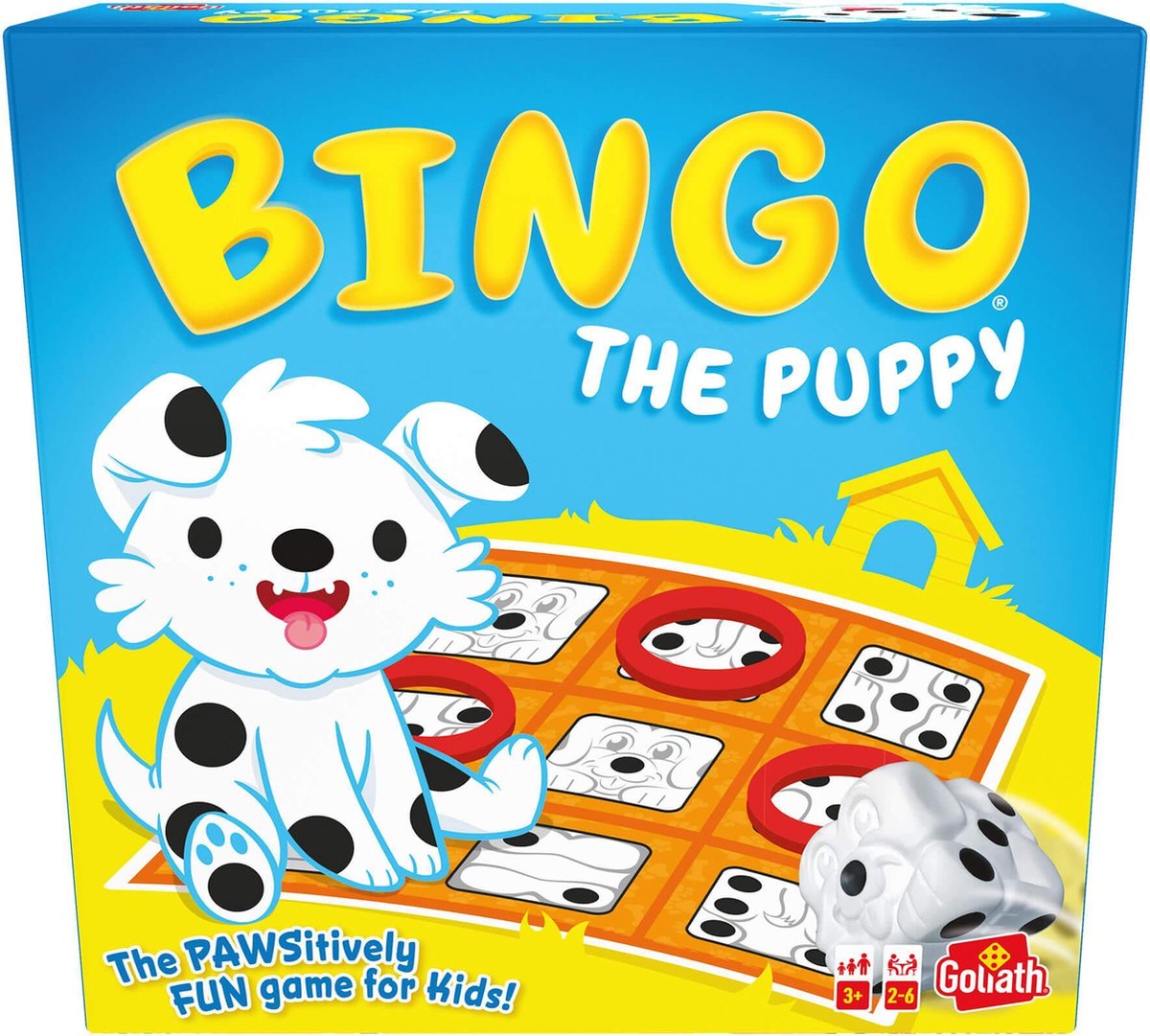 Bingo de Puppy - Bingo voor kinderen - Dobbelspel