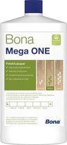 Bona Mega One - alles in 1 Parketlak - lak voor houten vloer - 1 komponent - halfmat / satijn - 1L
