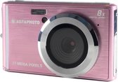 AGFA PHOTO Realishot DC5200 - Compacte digitale camera (21 MP, 2,4-inch LCD, 8x digitale zoom, lithiumbatterij) Roze