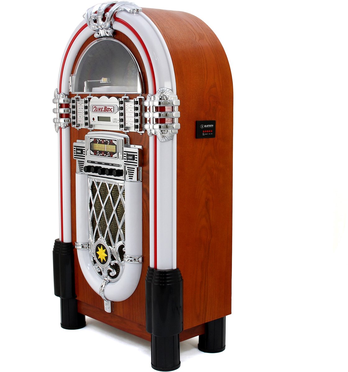 Verlichte Jukebox-Geluidssysteem in Retrostijl