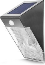Solar LED Buitenlamp - 0.7 Watt - schemer + bewegingssensor