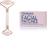 Frownies | Facial Patches voor het voorhoofd en tussen de ogen (144 stuks) met rozenkwarts roller - 100% natuurlijk