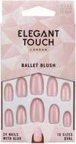 Elegant Touch Ballet Blush Nails - Kunstnagels - Nagels - Press on nails - Plaknagels - Nepnagels - 24 stuks - Beste Kwaliteit