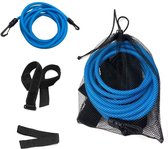 Madine Zwemelastiek -  Weerstandsband - 5 Meter - Zwemelastiek Volwassen - Zwemelastiek met Weerstand - Zwemtrainer - Swimtrainer