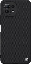 Nillkin - Hoesje geschikt voor Xiaomi Mi 11 Lite - Textured Case - Back Cover - Zwart