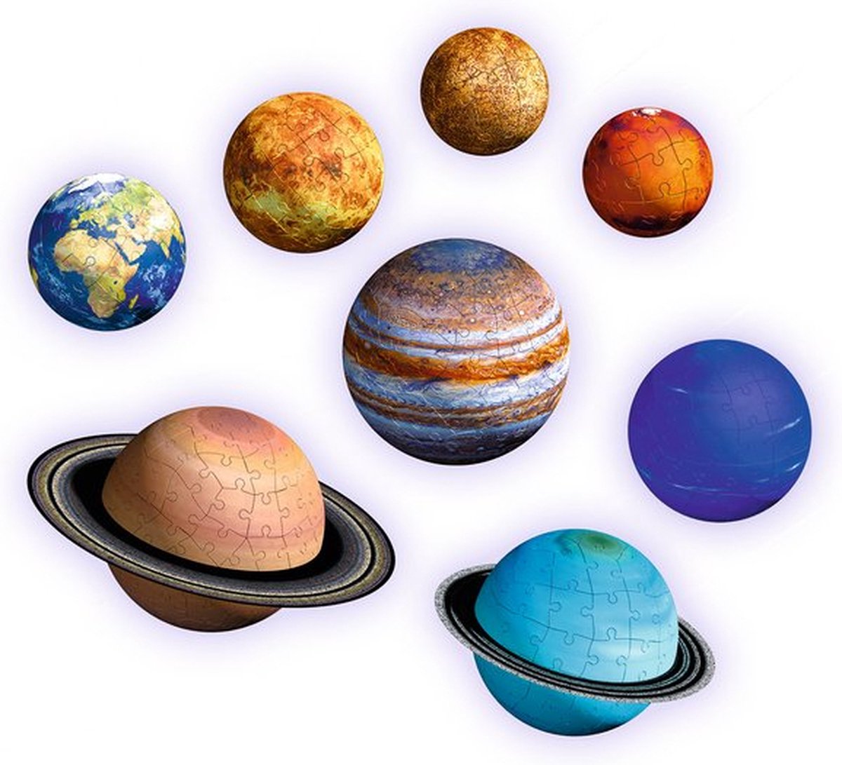 Ravensburger 3D Zonnestelsel - 3D puzzel - 27/54/72/108 stukjes — afbeelding 16