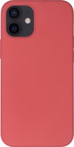 BMAX Siliconen hard case hoesje geschikt voor Apple iPhone 12 Mini / Hard Cover / Beschermhoesje / Telefoonhoesje / Hard case / Telefoonbescherming - Dragon Fruit/Roze