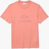 Lacoste Heren T-shirt - Elf Pink - Maat XS