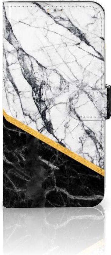 Coque Mobile OPPO A15 GSM Case Marbre White Noir