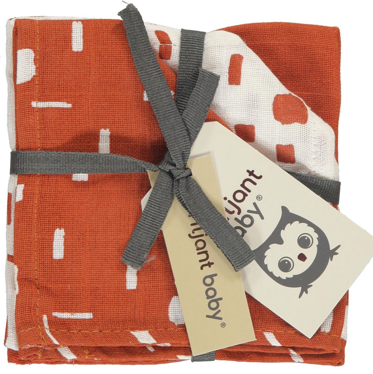 Goedkoopste Briljant Baby - Monddoekje Hydrofiel 30 x 30 - Art - Picante - 3 Stuks