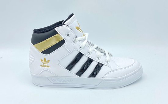 Adidas Hard Court HI - Zwart, Wit, Goud - Maat 32 | bol.com