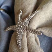 Servetring Star - Set van zes stuks