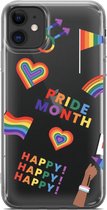 ShieldCase Happy Pride Month geschikt voor Apple iPhone 11