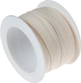 Rol naturel lint 1 cm x 5 meter - lint - naaien - DIY - hobby