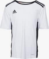 Adidas Entrada kinder sport T-shirt - Wit - Maat 122/128