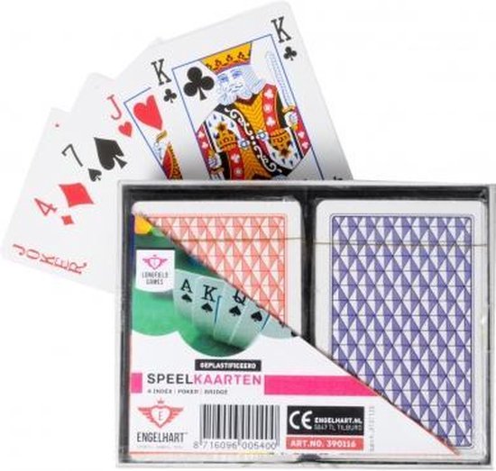 Afbeelding van het spel Longfield Games Speelkaarten In Kunststof Etui