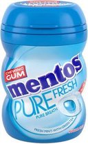 Snoepgoed: Mentos gum purefresh freshmint minipotje - 24 gr